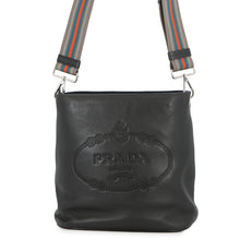 将图像加载到图库查看器中,PRADA Vitello Phoenix Shoulder Bag Black1BE057_2E8K_F0002 Leather