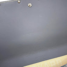 Load image into Gallery viewer, GOYARD Monte Carlo Clutch Bag Gray PVC Leather