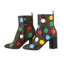 Load image into Gallery viewer, LOUIS VUITTON LVxYK Silhouette Line EncreBoots Brown1AB9W2 Monogram Size 36