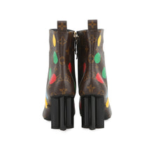 将图像加载到图库查看器中,LOUIS VUITTON LVxYK Silhouette Line EncreBoots Brown1AB9W2 Monogram Size 36