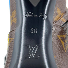 将图像加载到图库查看器中,LOUIS VUITTON LVxYK Silhouette Line EncreBoots Brown1AB9W2 Monogram Size 36