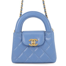 Load image into Gallery viewer, CHANEL Matelasse ChainClutch BlueAP3435 Leather