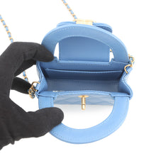 Load image into Gallery viewer, CHANEL Matelasse ChainClutch BlueAP3435 Leather