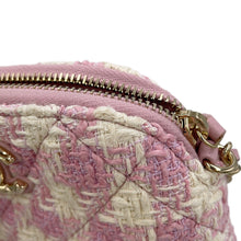 Load image into Gallery viewer, CHANEL Matelasse Chain Shoulder Bag PinkCD0187-B18564-NN370 Tweed