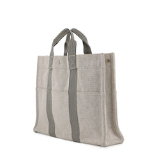 将图像加载到图库查看器中,HERMES New Fool Toe Black/Gray Canvas Size MM