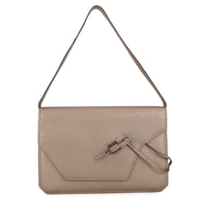 Load image into Gallery viewer, HERMES Envelope Shoulder Bag Gold Chevre Myzore Goatskin