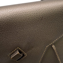 Load image into Gallery viewer, HERMES Envelope Shoulder Bag Gold Chevre Myzore Goatskin