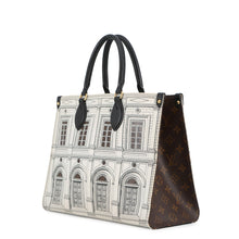 Load image into Gallery viewer, LOUIS VUITTON Onthego LV × Fornasetti Brown/WhiteM59264 Monogram Size MM