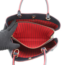 将图像加载到图库查看器中,LOUIS VUITTON Montaigne Marine RougeM42746 Monogram Empreinte Leather Size MM