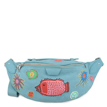 Load image into Gallery viewer, LOUIS VUITTON LVxYK Maxi Bumbag Blue/MulticolorM21715 Monogram・Taurillon