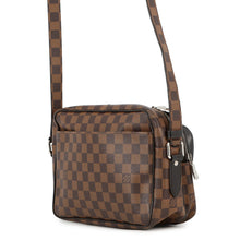 将图像加载到图库查看器中,LOUIS VUITTON Nile/Chapman Brothers Collaboration Dark BrownN42704 Damier Ebene Canvas Size PM