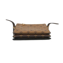 Load image into Gallery viewer, LOUIS VUITTON Pochette・LV3 Noir/BrownM45412 Monogram Monogram Reverse Canvas Lambskin