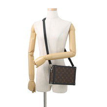 Load image into Gallery viewer, LOUIS VUITTON Clutch Box NoirM20252 Monogram Macassar Canvas