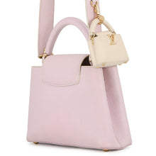 将图像加载到图库查看器中,LOUIS VUITTON Capucines Guimauve/Powder WhiteM24120 Taurillon Leather Size BB