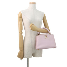 将图像加载到图库查看器中,LOUIS VUITTON Capucines Guimauve/Powder WhiteM24120 Taurillon Leather Size BB