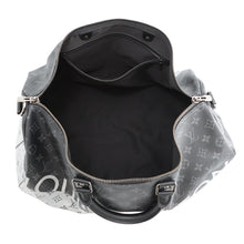 Load image into Gallery viewer, LOUIS VUITTON Keepall Bandouliere Noir/SilverM43817 Monogram Eclipse Split Size 50
