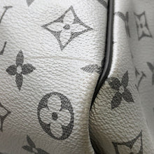 将图像加载到图库查看器中,LOUIS VUITTON Keepall Bandouliere Noir/SilverM43817 Monogram Eclipse Split Size 50