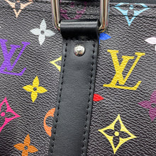 Load image into Gallery viewer, LOUIS VUITTON LV x TM Keepall Bandouliere BlackM13745 Monogram・Multicolor Takashi Murakami Size 50