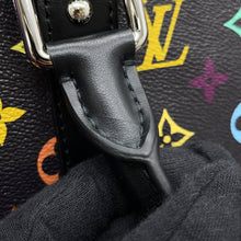 Load image into Gallery viewer, LOUIS VUITTON LV x TM Keepall Bandouliere BlackM13745 Monogram・Multicolor Takashi Murakami Size 50