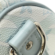 Load image into Gallery viewer, LOUIS VUITTON Keepall Bandouliere Light BlueM22527 Monogram Aqua Garden Size 25