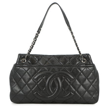 将图像加载到图库查看器中,CHANEL CC Logo Matelasse ChainTote Bag BlackA67292 Caviar Leather