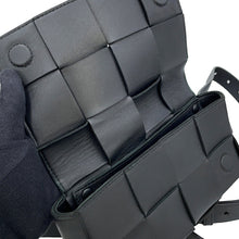 Load image into Gallery viewer, Bottega Veneta Maxi INTRECCIATO Cassette Belt Bag Black668572VMAY18425 Leather