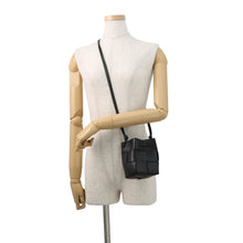 Load image into Gallery viewer, Bottega Veneta INTRECCIATO Cassette Bucket Bag Black680217VCQC48425 Lambskin Size Mini