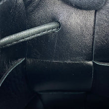 Load image into Gallery viewer, Bottega Veneta INTRECCIATO Cassette Bucket Bag Black680217VCQC48425 Lambskin Size Mini