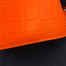 Load image into Gallery viewer, BALENCIAGA neoclassic city Orange638527 Croco embossed leather Size Nano