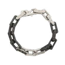 将图像加载到图库查看器中,LOUIS VUITTON Bracelet・Monogram Chain Size L Silver/BlackM00687 Metal