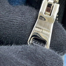 Load image into Gallery viewer, MIUMIU Matelasse Backpack Black/Blue5BZ016 Denim Leather