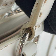 Load image into Gallery viewer, PRADA Crystal 2WAYBag White Leather