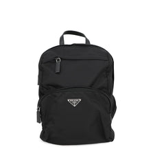 Load image into Gallery viewer, PRADA Re-Nylon xSaffiano LeatherBackpack Black2VZ104_2DMG_F0002_V_OOO Nylon Leather