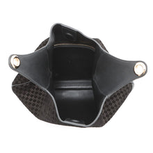 Load image into Gallery viewer, GUCCI GUCCI B Shoulder Bag Black834981 Micro GG Suede Leather