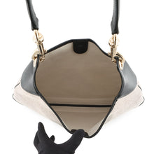 Load image into Gallery viewer, GUCCI GUCCI B One Shoulder Bag Beige/Black815924 Canvas Leather Size Medium