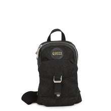 Load image into Gallery viewer, GUCCI GGNylon Off the Grid Sling Backpack Black658631 GGNylon Leather