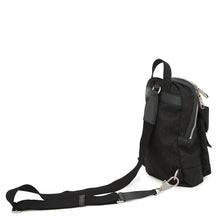 Load image into Gallery viewer, GUCCI GGNylon Off the Grid Sling Backpack Black658631 GGNylon Leather