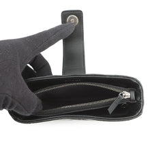 将图像加载到图库查看器中,CHANEL 2.55 Phone Case Chain Pochette Lucky Bag Charm BlackA80446 Calf Leather Rhinestone Size Mini