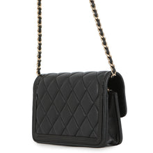 Load image into Gallery viewer, CHANEL Phone holder BlackAP3559 Lambskin Patent Leather