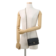 Load image into Gallery viewer, CHANEL Phone holder BlackAP3559 Lambskin Patent Leather