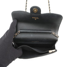 Load image into Gallery viewer, CHANEL Phone holder BlackAP3559 Lambskin Patent Leather