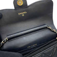 Load image into Gallery viewer, CHANEL Phone holder BlackAP3559 Lambskin Patent Leather
