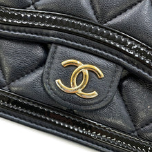 Load image into Gallery viewer, CHANEL Phone holder BlackAP3559 Lambskin Patent Leather