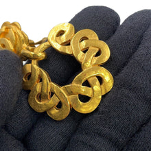Load image into Gallery viewer, CHANEL Vintage CC Logo Earrings Gold Metal