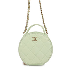 Load image into Gallery viewer, CHANEL Matelasse ChainShoulder Bag Light GreenAP2502 Caviar Leather