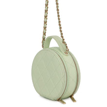 Load image into Gallery viewer, CHANEL Matelasse ChainShoulder Bag Light GreenAP2502 Caviar Leather