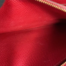 将图像加载到图库查看器中,HERMES Kelly wallet long Rouge Grenat Epsom