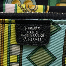 将图像加载到图库查看器中,HERMES azap silk in long Black Epsom