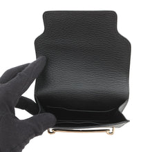将图像加载到图库查看器中,HERMES Roulis Roulis Slim Black Chevre Myzore Goatskin