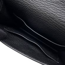 将图像加载到图库查看器中,HERMES Roulis Roulis Slim Black Chevre Myzore Goatskin